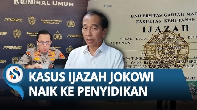 INFO! Kasus Ijazah Palsu Jokowi Naik Penyidikan, Ini Deretan Tokoh Berpotensi Jadi Tersangka