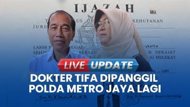 Dokter Tifa Heran: Ijazah Jokowi Tak Pernah Ditunjukkan, Tapi Terlapor Diperiksa Berjam-Jam!