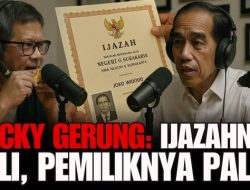Kata Kata Rocky Gerung Soal Ijazah Jokowi: Ijazahnya Asli, Pemiliknya Yang Palsu!