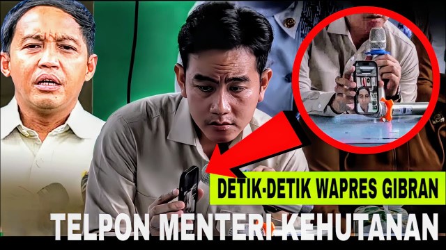 PANIK! Bingung Gak Bisa Jawab Saat Ditanya Warga, Gibran Telepon Menteri Kehutanan Suruh Jelasin
