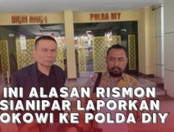 BREAKING NEWS! Rismon Sianipar Laporkan Jokowi ke Polda DIY, Soal Apa Lagi?