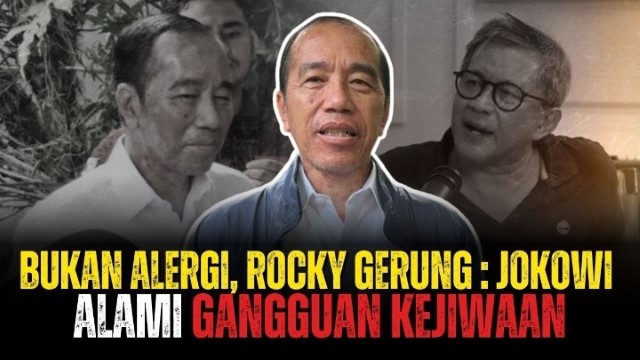 Rocky Gerung: Jokowi Menghadapi Tekanan Psikologis Berat Karena Rakyat Tak Lagi Terpecah!