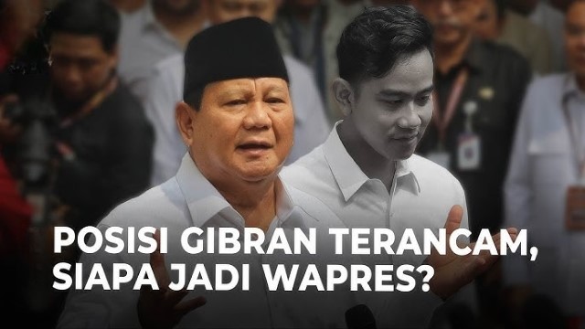 Sesuai UUD 1945, Ini Sosok Pengganti Wapres Jika Gibran Dimakzulkan!