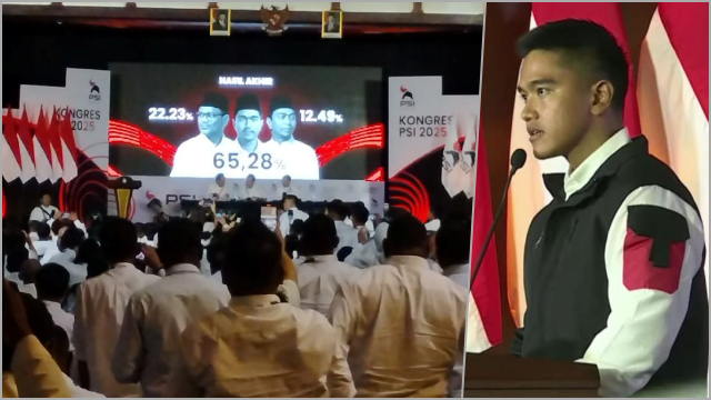 Kaesang Bin Jokowi Kembali Terpilih jadi Ketum PSI