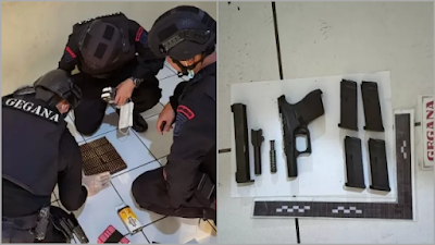 Heboh! Koper Misterius WNA Filipina Dititip di Pasar Minggu Berisi Senpi, Peluru dan Granat