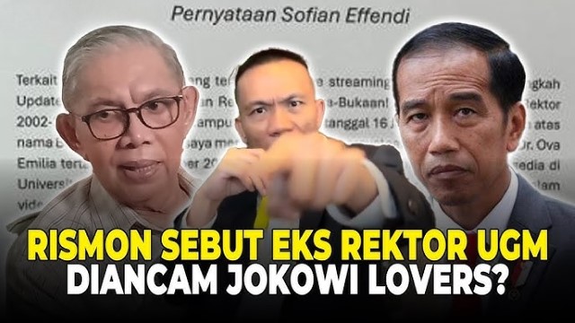 BOCORAN Kondisi Sofian Effendi Setelah Tarik Ucapan Soal Ijazah Palsu Jokowi Versi Rismon Sianipar