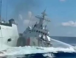 Kejar Kapal Penjaga Pantai Filipina, 2 Kapal China Berakhir Tabrakan