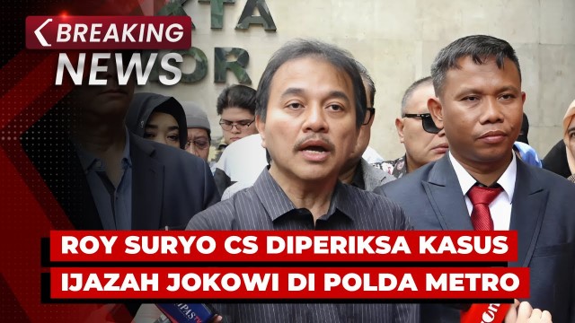 Roy Suryo Minta Diperiksa Kasus Ijazah Jokowi Sampai Maghrib: Selesai Nggak Selesai, Kami Pamit!