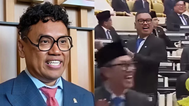 Kompak Joget Bareng Eko Patrio dkk Saat Sidang Tahunan MPR, Uya Kuya: Kita DPR Tapi Kita Artis!