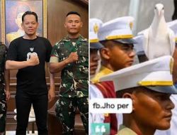 Aris Marsudiyanto Sambut Pratu Dedi, Prajurit Viral dengan Merpati di Kepala saat Upacara HUT RI di Istana Negara