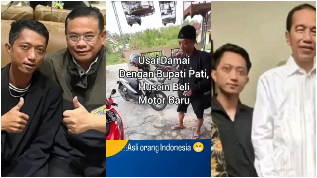 Cuan-cuan! Beredar Video Husein Inisiator Demo Pati Hendak Beli Motor seusai Damai dengan Bupati Sudewo