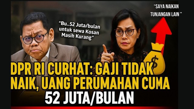 Sri Mulyani Disebut Pihak Yang Restui Tunjangan Rumah DPR Rp50 Juta Per Bulan