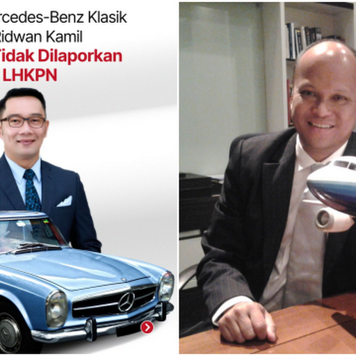 KPK Ingin Dalami Mercedes-Benz 280 SL yang Dibeli Ridwan Kamil dari Anak Mantan Presiden Habibie