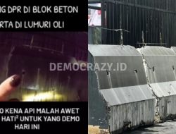 Pagar DPR Dilumuri Oli Jelang Demo Besar-Besaran 25 Agustus, Publik Murka: Puan Pembohong Handal!
