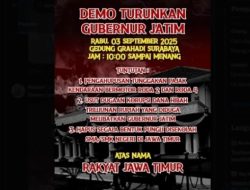 HEBOH! Rencana Demo 3 September Jatim, Tuntut Khofifah Jawab Soal Korupsi dan Pungli