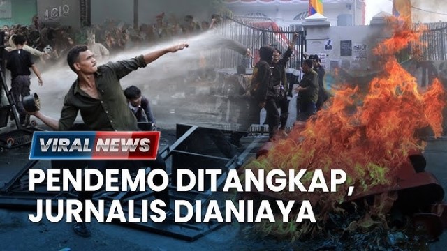 400 Pendemo di DPR Ditangkap dan Jurnalis Dipukul, Lokataru: Polisi Jadi Simbol Musuh Rakyat!