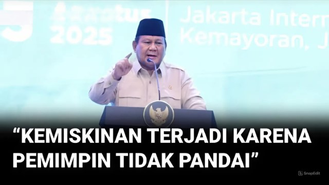 Prabowo Sebut Kemiskinan Akibat Pemimpin Tak Pandai, Publik Beri Reaksi Menohok!