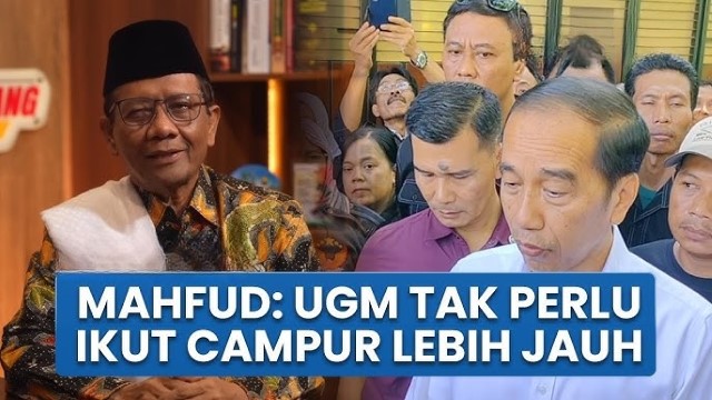 Mahfud MD Minta UGM Tak Bela Mati-Matian Ijazah Jokowi: Penjelasannya Cukup, Bukan Urusan UGM Lagi!