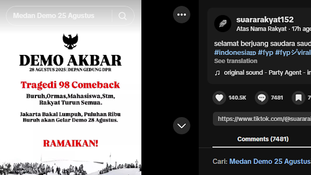 Benarkah Demo 28 Agustus 2025 Bisa Mengulang Tragedi 98?