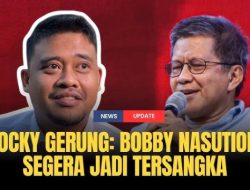 Rocky Gerung: Sebentar Lagi Bobby Nasution Bakal Jadi Tersangka!