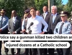 Penembakan Saat Misa di Sekolah Minneapolis, Dua Anak Kehilangan Nyawa