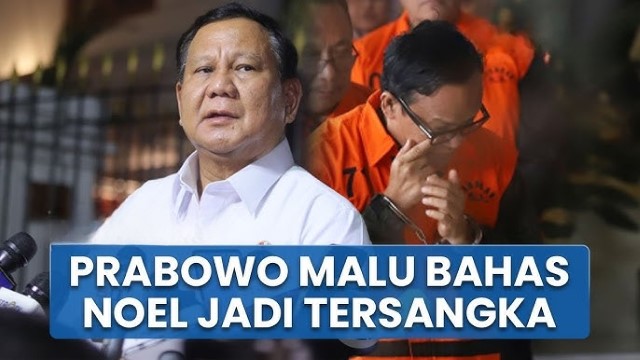 Merasa Malu Wamenaker Dari Gerindra Kena OTT KPK, Prabowo: Mungkin Dia Khilaf