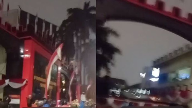 Puluhan Driver Ojol Geruduk Mako Brimob Kwitang Usai Rekan Mereka Dilindas Kendaraan Brimob