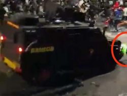 Momen Ngeri Mobil Rantis Brimob Lindas Driver Ojol di Pejompongan, Begini Penuturan Saksi Mata