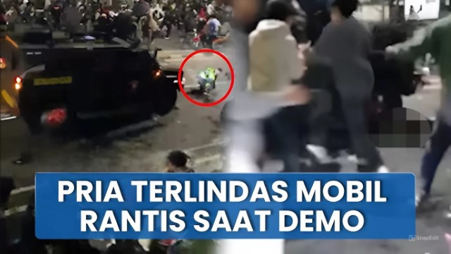 BRUTAL! Cerita Saksi Mata Ketika Rantis Brimob Melindas Pengemudi Ojol Hingga Tewas di Pejompongan
