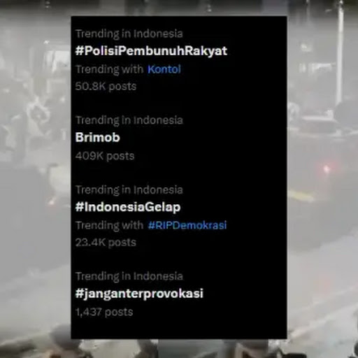 Tagar #PolisiPembunuhRakyat Trending di X Usai Driver Ojol Tewas Dilindas Brimob