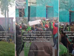 Situasi Mako Brimob Memanas, Massa Mulai Menjarah Ruko di Kawasan Kwitang