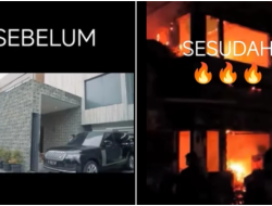 Viral Video Rumah Disebut Milik Ahmad Sahroni Dibakar Massa, Benarkah?