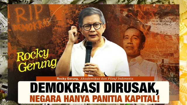 Rocky Gerung: Demo Besar di Sejumlah Daerah Akumulasi 10 Tahun Represi Jokowi!