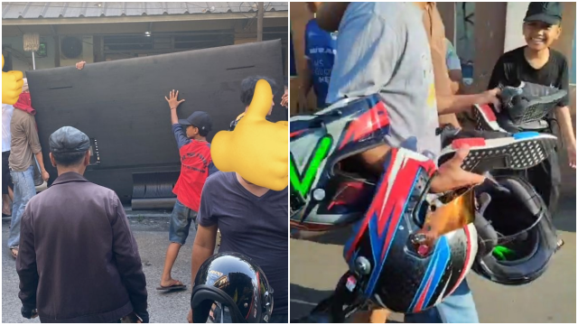 Massa Masuki Rumah Sahroni, Harta Benda Tak Bersisa
