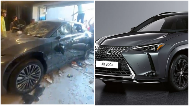 Buntut Ucapan Tolol Sahroni, Lexus UX 300e Senilai Rp1,5 Miliar Hancur Diamuk Massa