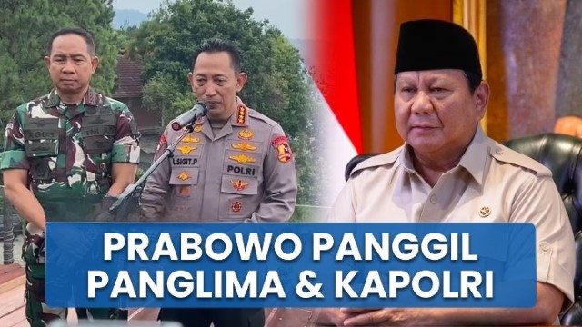Prabowo Perintahkan Panglima TNI & Kapolri Tindak Tegas Massa Anarkis!