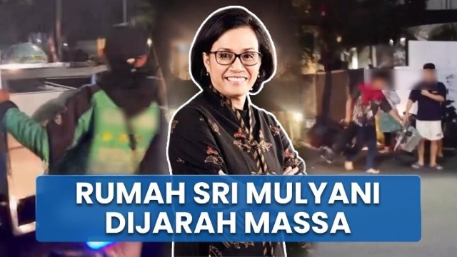 Cerita Kengerian Saksi Mata: Pelaku Penjarahan Rumah Sri Mulyani Bawa Sajam dan Pakai Drone!