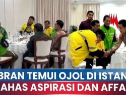 Ojol Pakai Sepatu Air Jordan Hingga Jaket Kinclong, Pertemuan Dengan Gibran Jadi Sorotan Publik: Settingan Pencitraan?