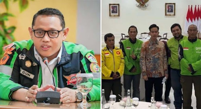 Asosiasi Ojol Sebut Pengemudi yang Bertemu Gibran Bukan Anggota Mereka: Enggak Kenal