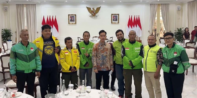 Kontroversi Pertemuan Gibran dan Ojol: Dari Kata Taruna, Eskalasi sampai Isu Settingan Ojol Jadi Jadi Jadian