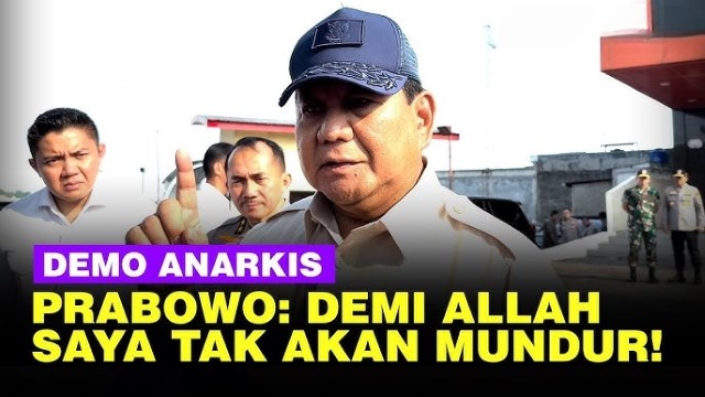 Pak Prabowo, Sudah 8 Nyawa Meregang, Masihkah Tuntutan Masyarakat Anda Abaikan?