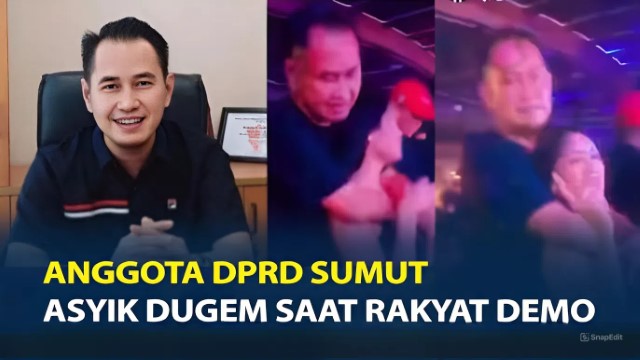 Kelakuan Pejabat! Anggota DPRD Sumut Kader Gerindra Asyik Dugem-Mabok di Tengah Aksi Penjarahan Rumah Pejabat