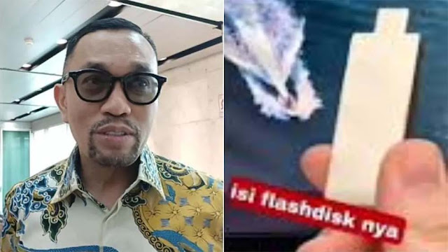 Apa Isi Flashdisk Putih Ahmad Sahroni yang Hilang Saat Penjarahan? NasDem Sampai Buka Suara Begini