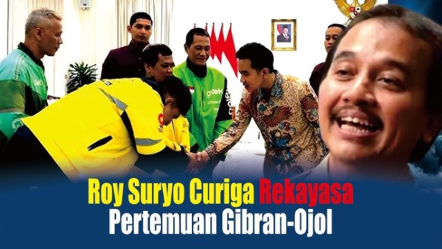 Roy Suryo Bongkar Sosok 8 Orang Yang Ngaku Perwakilan Ojol Temui Wapres Gibran!