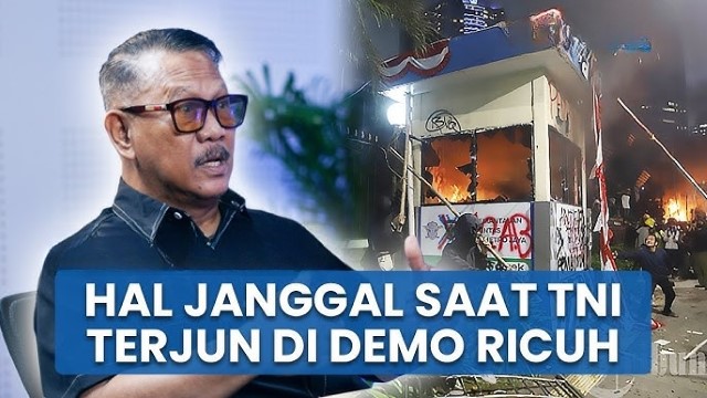 Eks Anggota BIN Soroti Pengerahan Pasukan Tempur TNI Yang Dianggap Janggal Saat Demo Berujung Ricuh