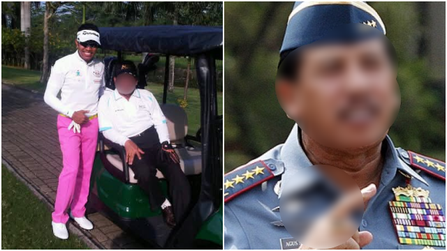 Sosok Om Agus yang Viral Foto Bareng Sahroni, Purnawirawan TNI AL?