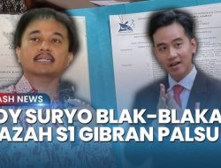 Gugatan Ijazah Gibran Disidangkan, Roy Suryo Siap Bantu Bongkar Fakta Tak Terduga!