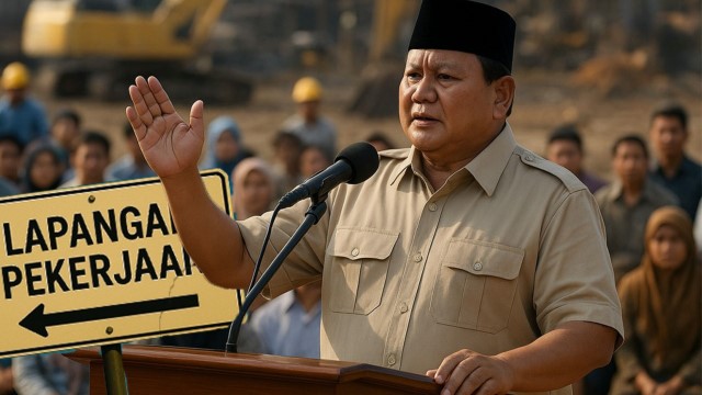 Prabowo Klaim Sudah Ciptakan Banyak Lapangan Kerja, Bagaimana Faktanya? SIMAK!