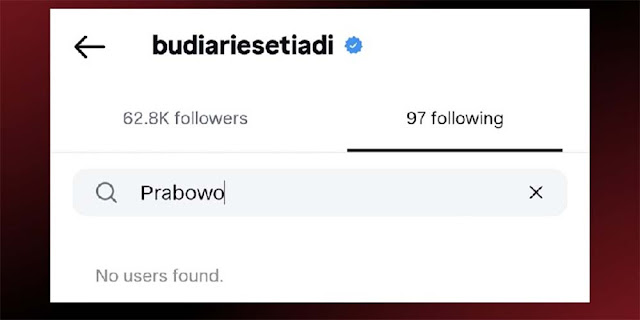 Budi Arie Ketahuan Sempat Unfollow IG Prabowo Usai Direshuffle