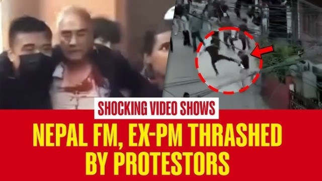 TRAGIS! Detik-Detik Menkeu Nepal Dikejar, Ditelanjangi, Dipukuli Massa Demo Yang Muak Korupsi